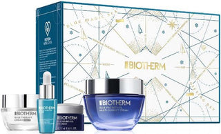 Biotherm by BIOTHERM - The Pro-Blue Retinol Holiday Set: Blue Pro-Retinol Multi-Correct Cream 50ml + Blue Therapy Night Cream 15ml + Life Plankton Eye 5ml + Life Plankton Serum 7ml