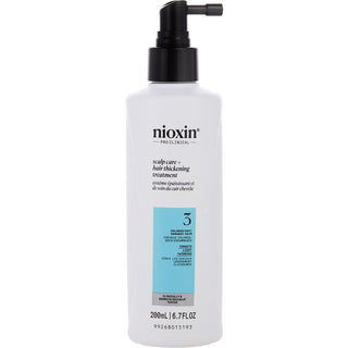 Nioxin System 3 Scalp & Hair Treatment for Light Thinning Colored Hair 6.7 OZ bottle.