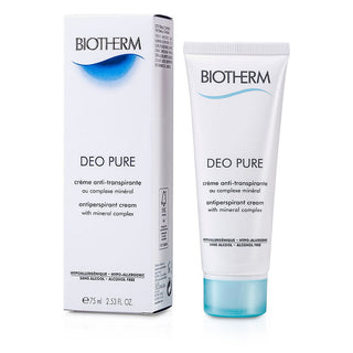 Biotherm Deo Pure Antiperspirant Cream Alcohol Free 2.53oz - fragrancedealz.com