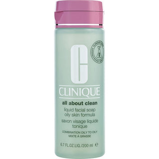 Clinique Liquid Facial Soap Oily Skin Formula, 6.7oz bottle. Buy now at fragrancedealz.com