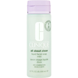 Clinique Liquid Facial Soap Mild 6.7oz bottle.