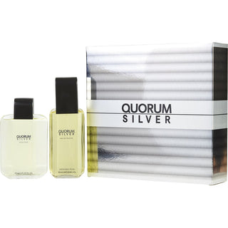 Quorum Silver EDT Spray 3.4 oz and Aftershave 3.4 oz set 