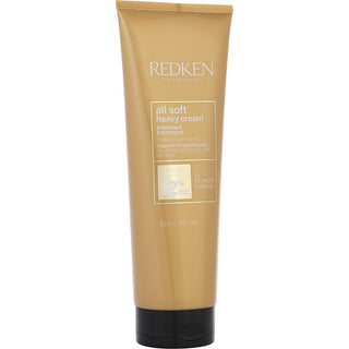 Redken All Soft Heavy Cream Super Treatment for dry and brittle hair 8.5 oz jar.