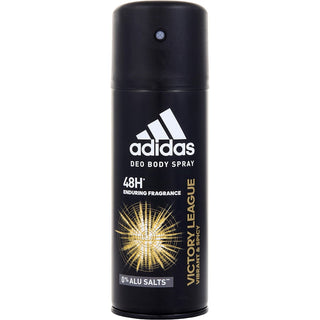 Adidas Victory League Deodorant Body Spray 5oz can with a bold, dynamic design.