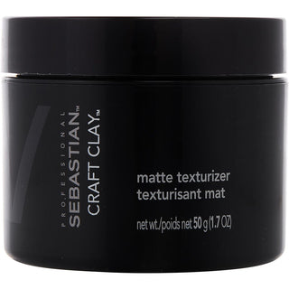 Sebastian Craft Clay Remoldable Matte Texturizer 1.7 oz, flexible hold and matte finish, available at fragrancedealz.com