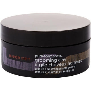 Aveda Men Pure-Formance Grooming Clay 2.6oz jar with a natural matte finish.