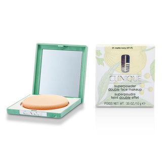 Clinique Superpowder No. 01 Matte Ivory 10g/0.35oz compact.