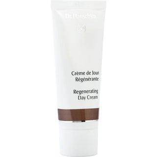 Dr. Hauschka Regenerating Day Cream 1.3oz jar with natural botanical elements.