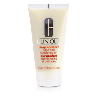 Clinique Deep Comfort Hand And Cuticle Cream 2.6oz tube.