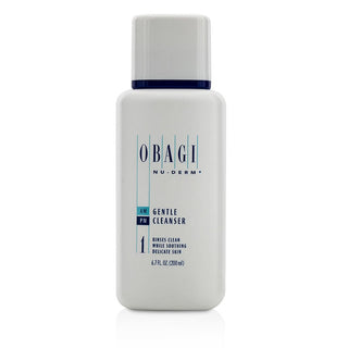 Obagi Nu Derm Gentle Cleanser 6.7 oz bottle for clean and refreshed skin. Available at fragrancedealz.com