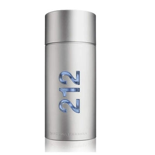 The sleek and modern 212 Cologne bottle, radiating urban elegance with its minimalist design, available on Fragrancedealz.com