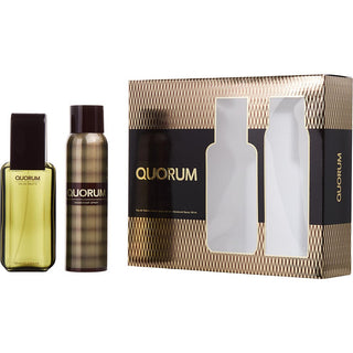 Quorum EDT Spray 3.4 oz and Deodorant Spray 5 oz set 