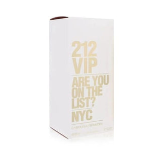 212 VIP Perfume box at FragranceDealz.com, featuring a sleek gold design. Complements the luxurious and stylish fragrance inside