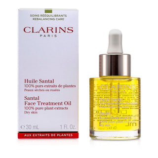 Clarins Face Treatment Oil Santal for Dry Skin 1oz - fragrancedealz.com