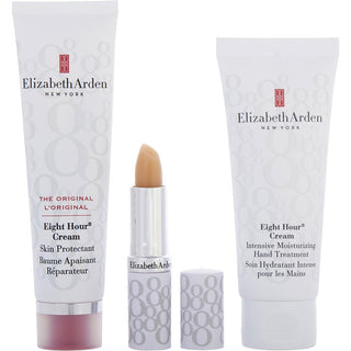 ELIZABETH ARDEN by Elizabeth Arden - Eight Hour Cream Beauty Must-Haves Set: Skin Protectant 1.7 oz + Hand Treatment 2.3 oz + Lip Protectant Stick 0.13 oz