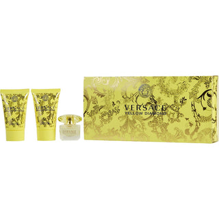 VERSACE YELLOW DIAMOND by Gianni Versace - EDT 0.17 OZ MINI & BODY LOTION 0.8 OZ & SHOWER GEL 0.8 OZ