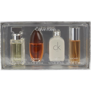 Calvin Klein Women's Mini Variety Set with Eternity, Escape, Obsession, and CK One available at fragrancedealz.com.