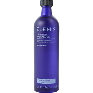 Elemis De-Stress Massage Oil, 6.8oz bottle. Buy now at fragrancedealz.com.