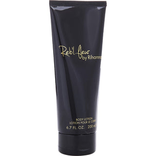 Rihanna Reb'L Fleur Body Lotion 6.7 oz bottle for rich hydration and captivating fragrance, available at fragrancedealz.com