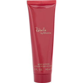 Rihanna Rebelle Body Lotion 3 oz for nourishing and hydrating skin, available at fragrancedealz.com