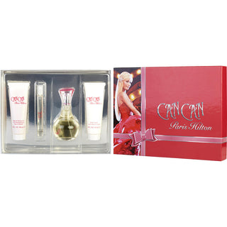 PARIS HILTON CAN CAN by Paris Hilton - EAU DE PARFUM SPRAY 3.4 OZ & BODY LOTION 3 OZ & SHOWER GEL 3 OZ & EAU DE PARFUM SPRAY 0.34 OZ MINI