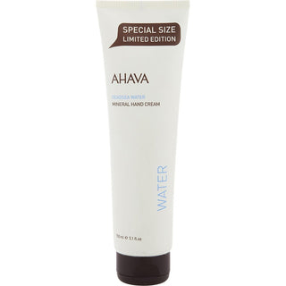 Ahava Deadsea Water Mineral Hand Cream Limited Edition 5.1oz tube with elegant design.