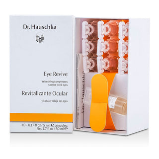 Dr. Hauschka Eye Revive 10x/0.17oz - refreshing eye treatment ampoules for hydration and relief.