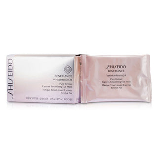 Shiseido Benefiance WrinkleResist24 Pure Retinol Express Smoothing Eye Mask 12 pairs at fragrancedealz.com