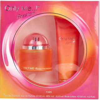 Only Me Passion Eau de Parfum Spray 3.3 oz and Body Lotion 4.2 oz set for a captivating fragrance experience. Available at fragrancedealz.com