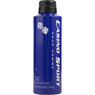 Casino Sport Body Spray 6oz spray can available at fragrancedealz.com.