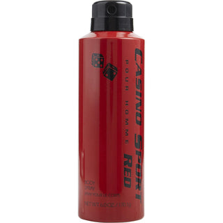 Casino Sport Red Body Spray 6oz spray can available at fragrancedealz.com.