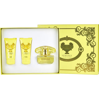  Versace Yellow Diamond Set with EDT Spray 1.7 oz, Body Lotion 1.7 oz, and Shower Gel 1.7 oz from fragrancedealz.com