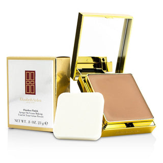  Elizabeth Arden Flawless Finish Sponge-On Cream Makeup in Softly Beige II, 23g/0.8oz golden case. Buy now at fragrancedealz.com.