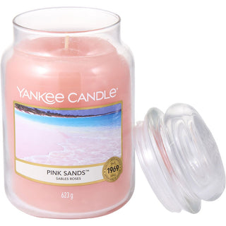 Yankee Candle Pink Sands Scented Large Jar 22 OZ at fragrancedealz.com