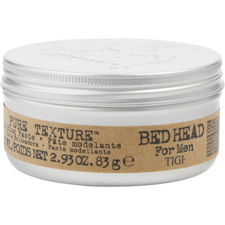 Bed Head Men Pure Texture Molding Paste 2.93oz gold jar with natural finish.