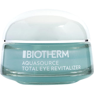 Biotherm Eye Cream Aquasource Total Eye Revitalizer 0.5oz - Powerful eye cream with Life Plankton and caffeine to target dark circles and puffiness.