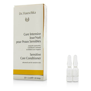 Dr. Hauschka Sensitive Care Conditioner 10 Ampules with rose and aloe vera.