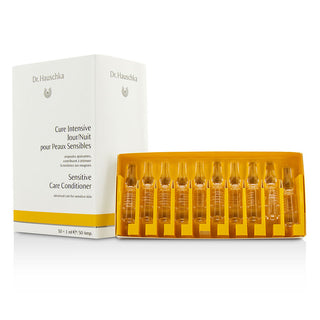 Dr. Hauschka Sensitive Care Conditioner 50 Ampules with natural elements.