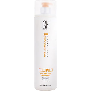 Gk Hair PRO LINE HAIR TAMING SYSTEM WITH JUVEXIN BALANCING CONDITIONER 33.8 oz in professional size bottle