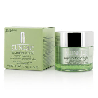 Clinique Superdefense Night Recovery Moisturizer 1.7oz jar.