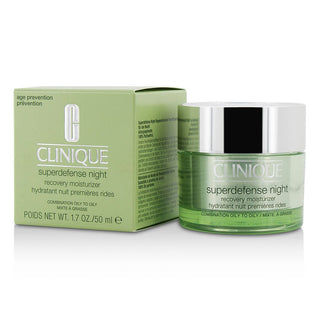 Clinique Superdefense Night Recovery Moisturizer for Combination Oily To Oily, 1.7oz jar. Buy now at fragrancedealz.com.