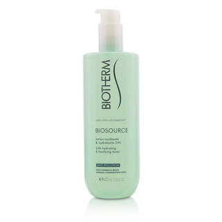 Biotherm Biosource 24H Hydrating & Tonifying Toner 13.52oz - Hydrating and tonifying toner for normal to combination skin, enriched with Life Plankton™.