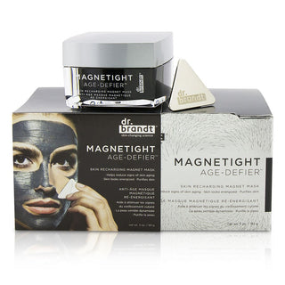 Dr. Brandt Magnetight AgeDefier Skin Recharging Magnet Mask 90g jar with sleek packaging.