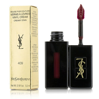 YVES SAINT LAURENT by Yves Saint Laurent - Rouge Pur Couture Vernis A Levres Vinyl Cream Creamy Stain - # 409 Burgundy Vibes