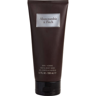 Abercrombie & Fitch First Instinct Hair and Body Wash 6.7oz bottle.