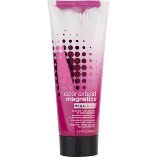 Redken Color Extend Magnetics MegaMask 6.8 oz dual-chamber tube.