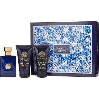 Versace Dylan Blue Set EDT Spray 1.7 OZ & After Shave Balm 1.7 OZ & Shower Gel 1.7 OZ from fragrancedealz.com