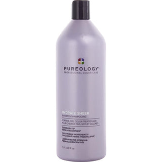 Pureology HYDRATE SHEER SHAMPOO, 33.8 oz, lightweight and hydrating shampoo for fine, color-treated hair.