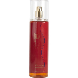 Red Body Mist 8 oz spray bottle.