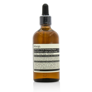 Aesop Lightweight Facial Hydrating Serum 3.4oz bottle with minimalist design.